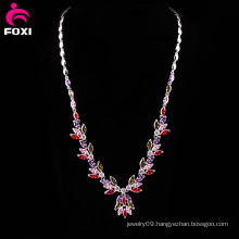 Fancy Design Fashion Gemstone Necklace for Party